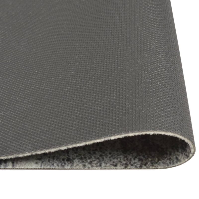 Kuhinjski tepih perivi s uzorkom betona 60 x 300 cm baršunasti - Slika 3