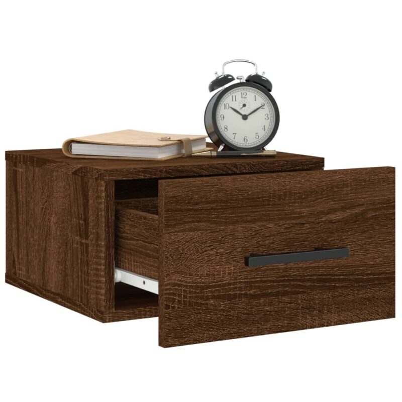 Zidni noćni ormarić boja smeđeg hrasta 35 x 35 x 20 cm - Slika 4