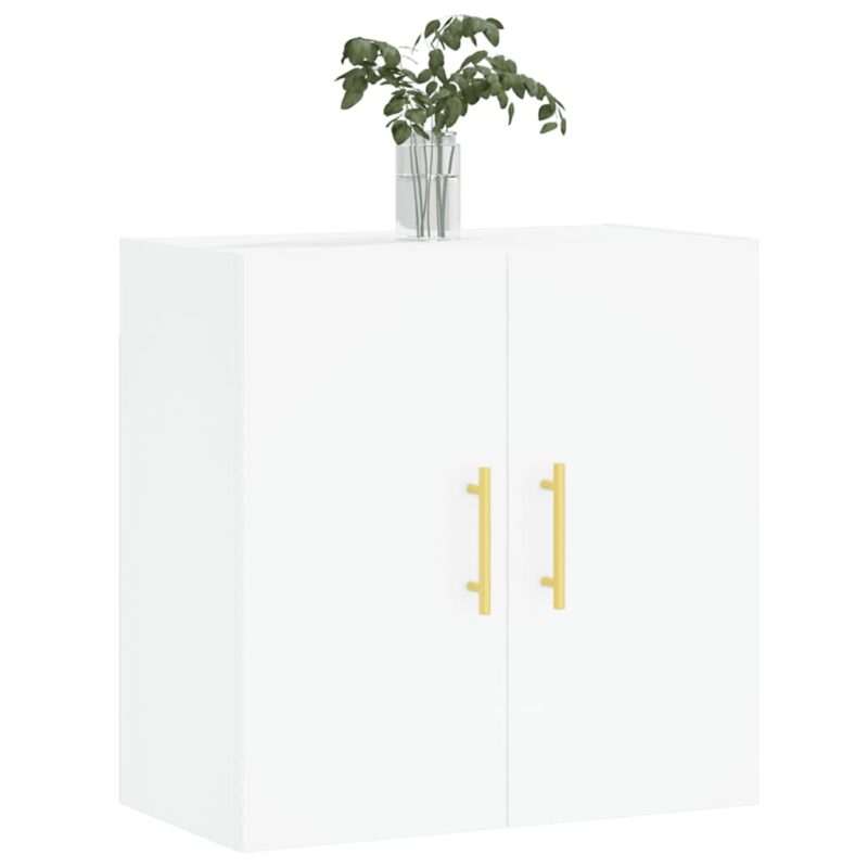 Zidni ormarić bijeli 60 x 31 x 60 cm od konstruiranog drva - Slika 3