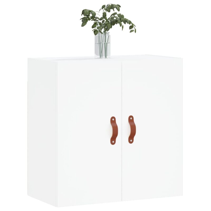 Zidni ormarić bijeli 60 x 31 x 60 cm od konstruiranog drva - Slika 3