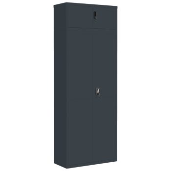 Ormarić za spise antracit 90 x 40 x 240 cm čelični