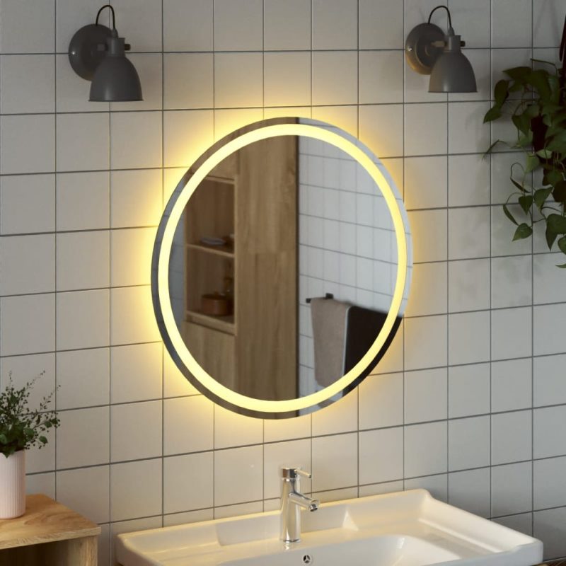 LED kupaonsko ogledalo 70 cm okruglo - Slika 3