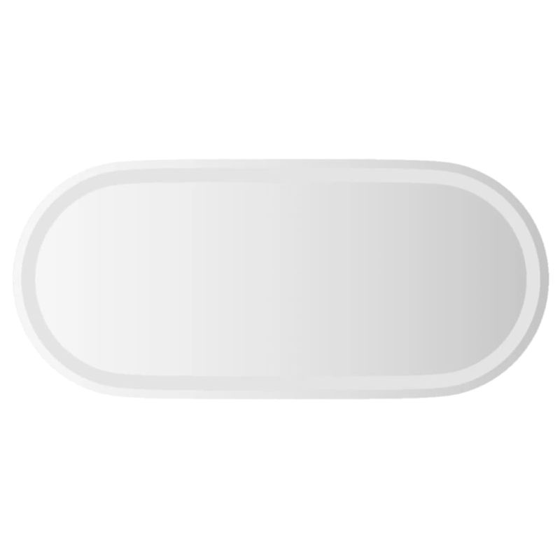 LED kupaonsko ogledalo 80 x 35 cm ovalno