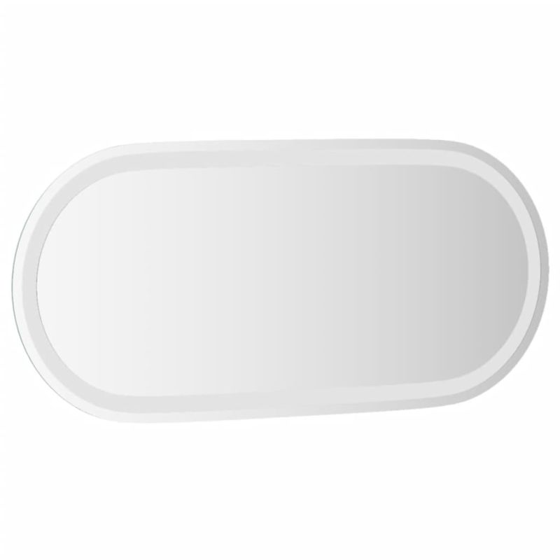LED kupaonsko ogledalo 80 x 35 cm ovalno - Slika 4