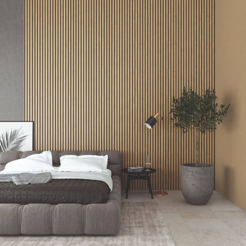 Noordwand zidna tapeta Botanica Wooden Slats smeđa i boja hrasta - Slika 4