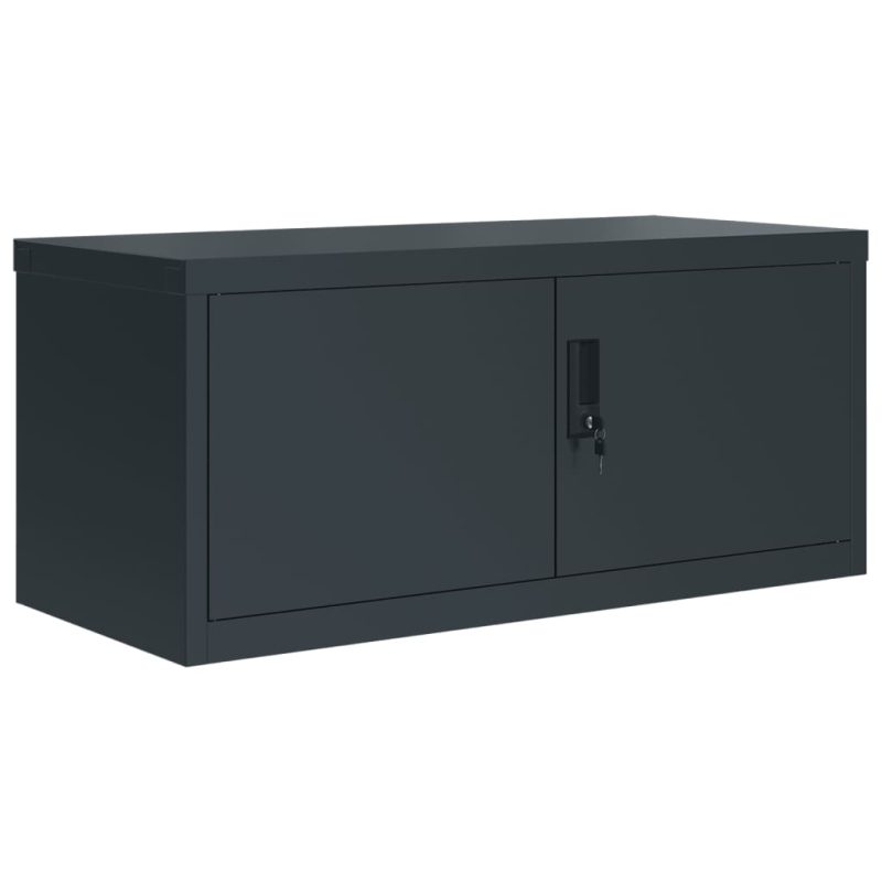 Ormarić za spise antracit 90x40x145 cm čelični - Slika 3