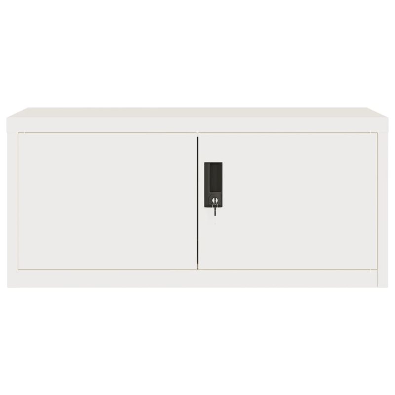 Ormarić za spise bijeli 90x40x130 cm čelični - Slika 4