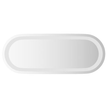 LED kupaonsko ogledalo 50x20 cm ovalno