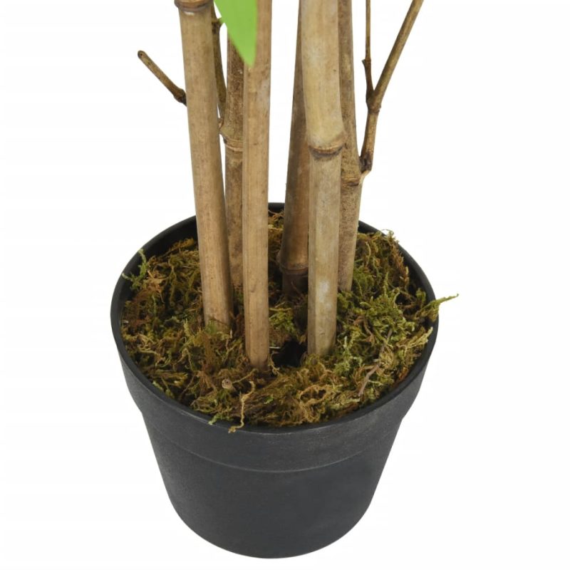 Umjetno stablo bambusa 368 listova 80 cm zeleno - Slika 3