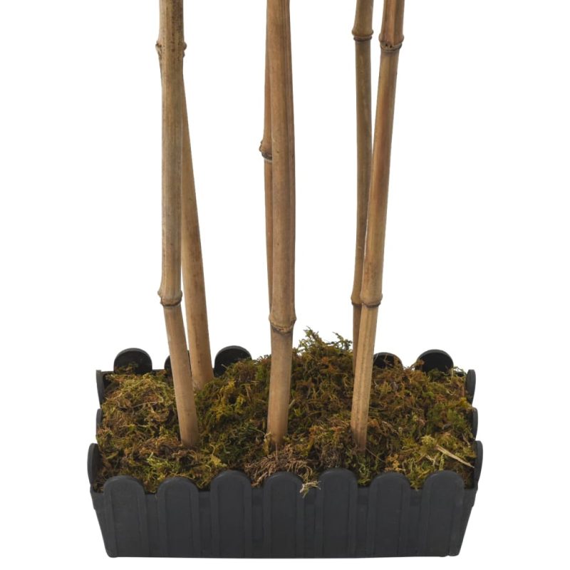 Umjetno stablo bambusa 368 listova 80 cm zeleno - Slika 4