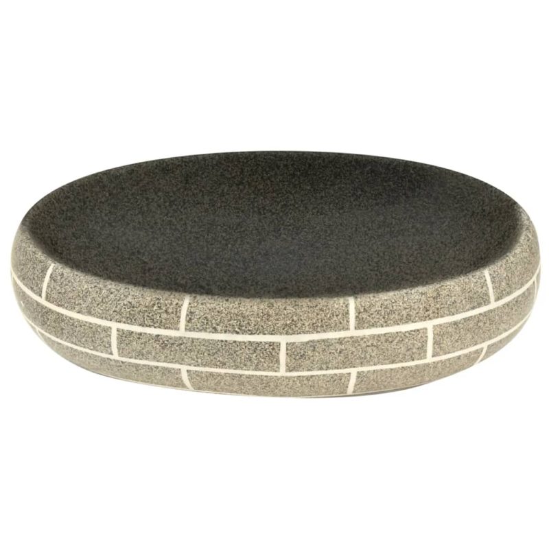Nadgradni umivaonik raznobojni ovalni 59x40x15 cm keramički - Slika 4