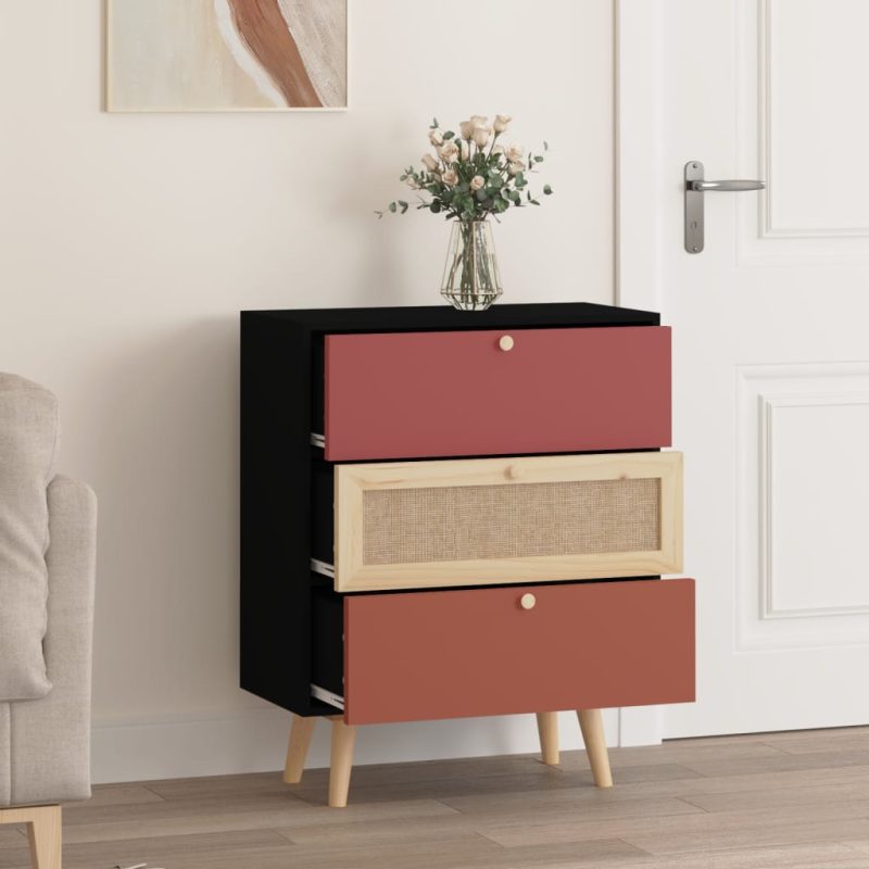 Komoda s ladicama 60 x 30 x 75 cm od konstruiranog drva - Slika 3