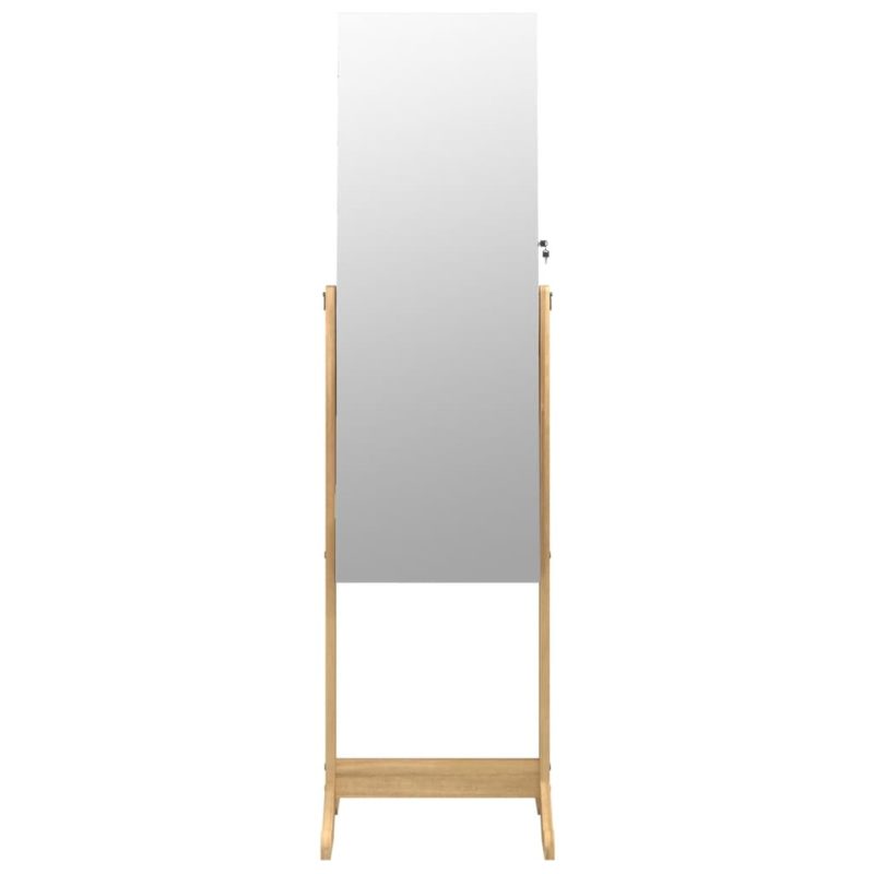 Ormarić za nakit s ogledalom samostojeći 42x38x152 cm - Slika 4