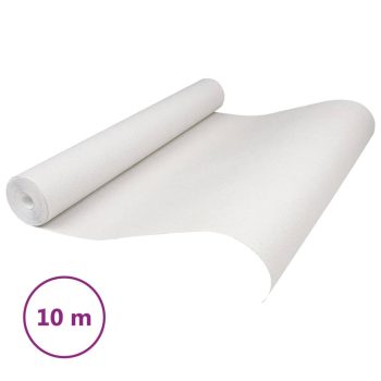 Zidna tapeta 3D jednobojna bijela
