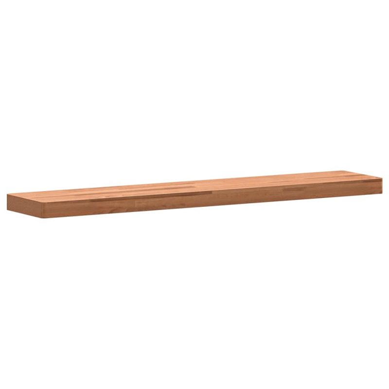 Zidna polica 100x20x4 cm od masivne bukovine - Slika 3