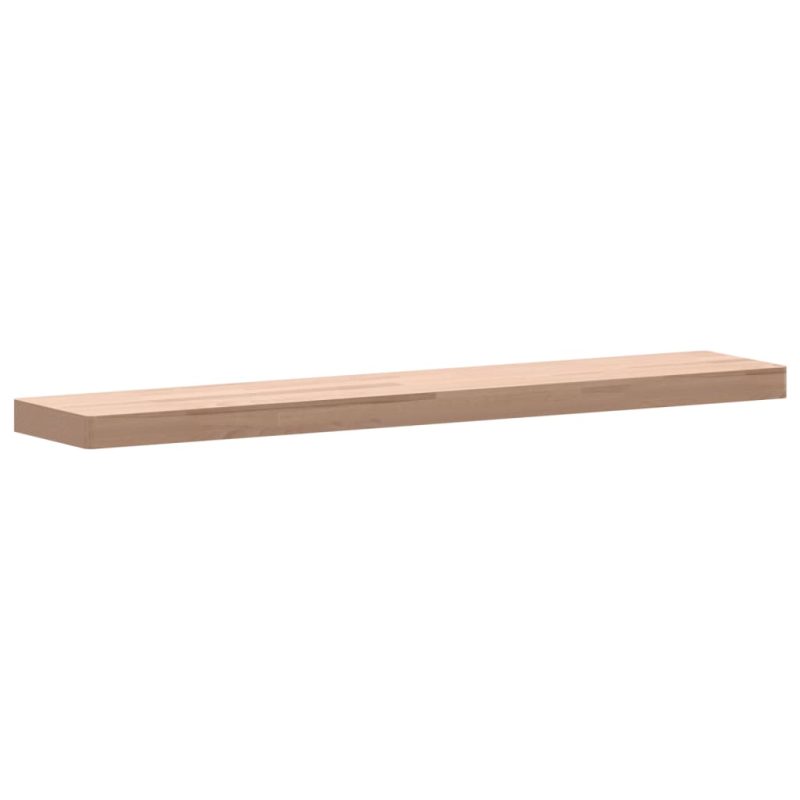 Zidna polica 100x20x4 cm od masivne bukovine - Slika 3