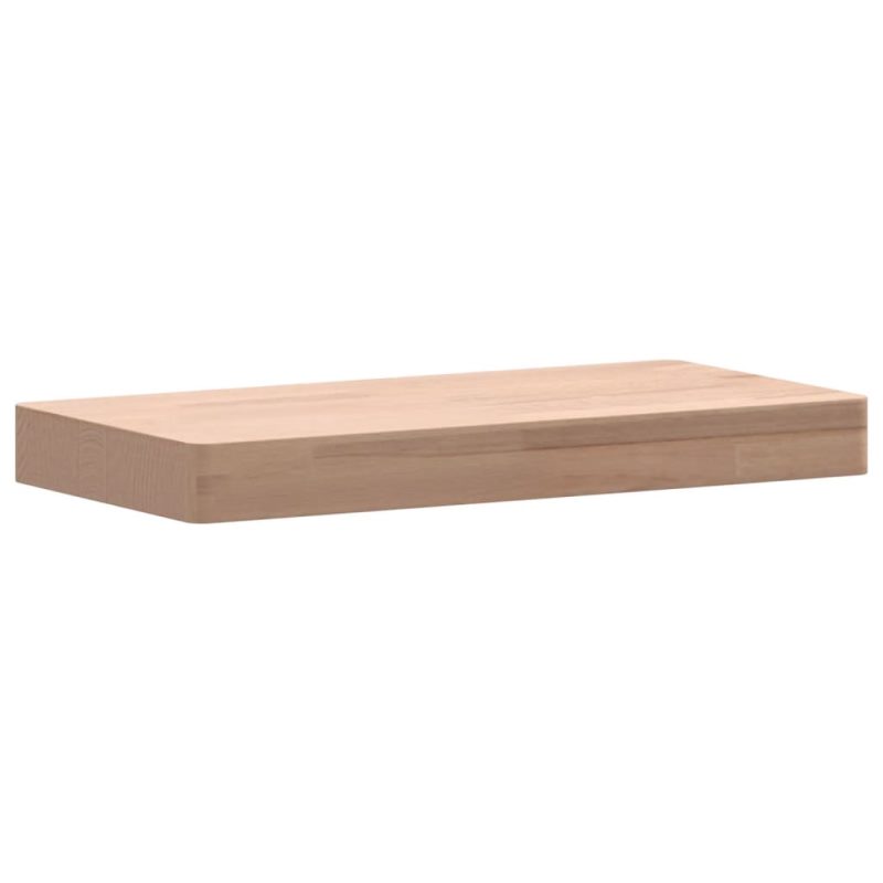 Zidna polica 40x20x4 cm od masivne bukovine - Slika 3