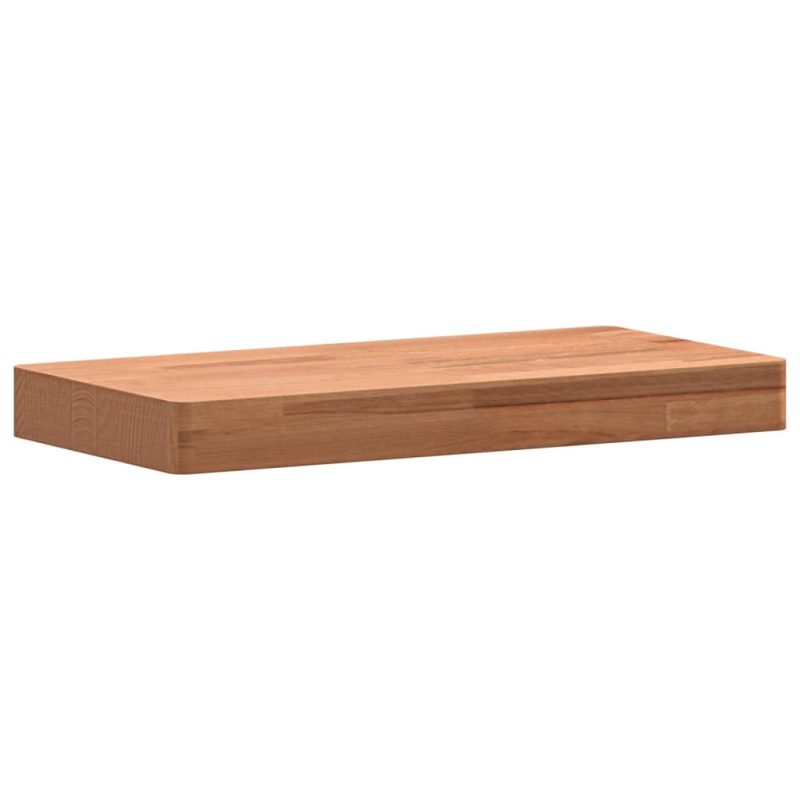 Zidna polica 40x20x4 cm od masivne bukovine - Slika 3