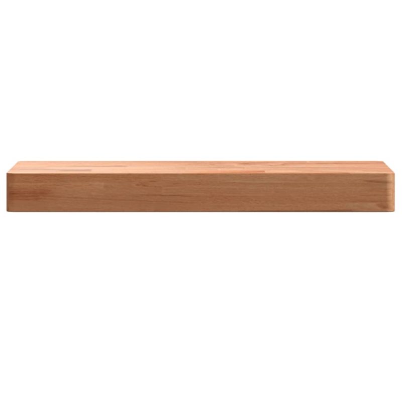 Zidna polica 40x20x4 cm od masivne bukovine - Slika 4