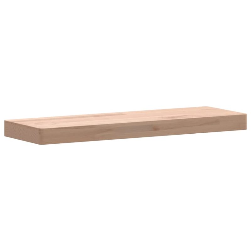 Zidna polica 60x20x4 cm od masivne bukovine - Slika 3