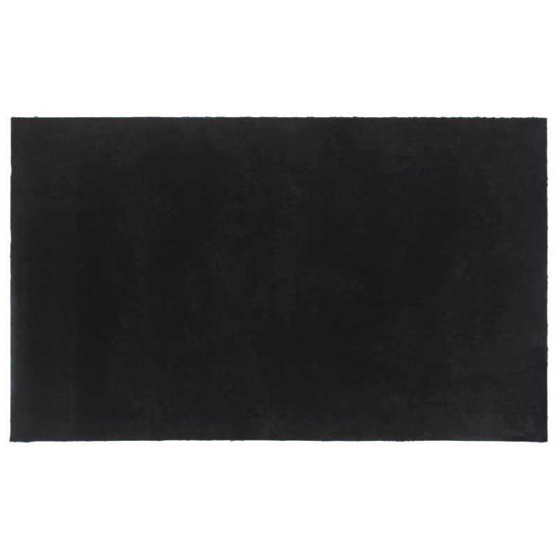 Otirači tamnosivi 90x150 cm čupavi od kokosovih vlakana