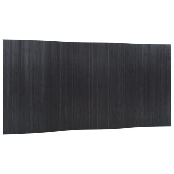Sobna pregrada siva 165 x 400 cm od bambusa