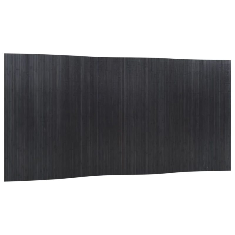 Sobna pregrada siva 165 x 400 cm od bambusa