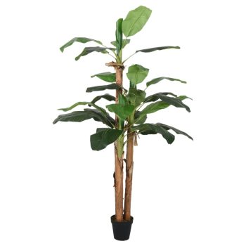 Umjetno stablo banane 9 listova 120 cm zeleno