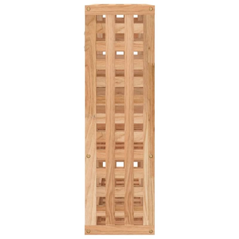 Zidna polica 49 x 15 x 49 cm od masivnog drva oraha - Slika 4