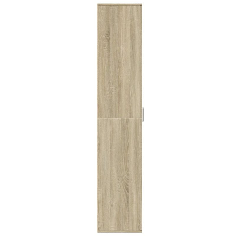 Visoka komoda boja hrasta sonome 60x35x180 cm konstruirano drvo - Slika 4