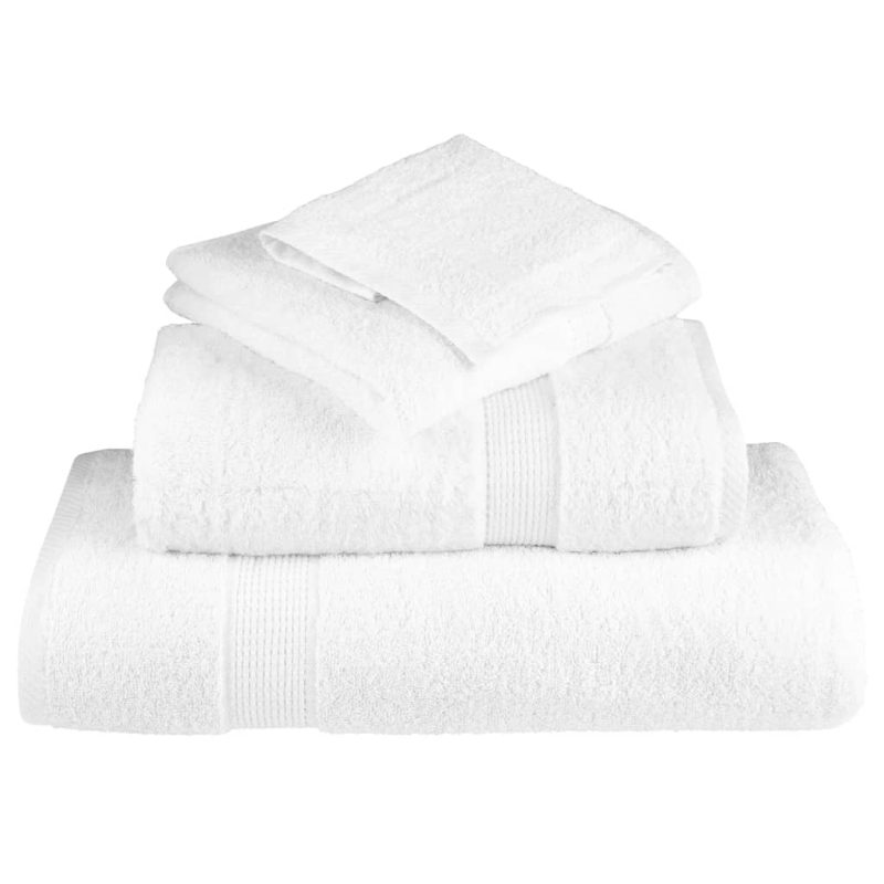 12-dijelni vrhunski set ručnika bijeli 600 gsm 100 % pamuk - Slika 4