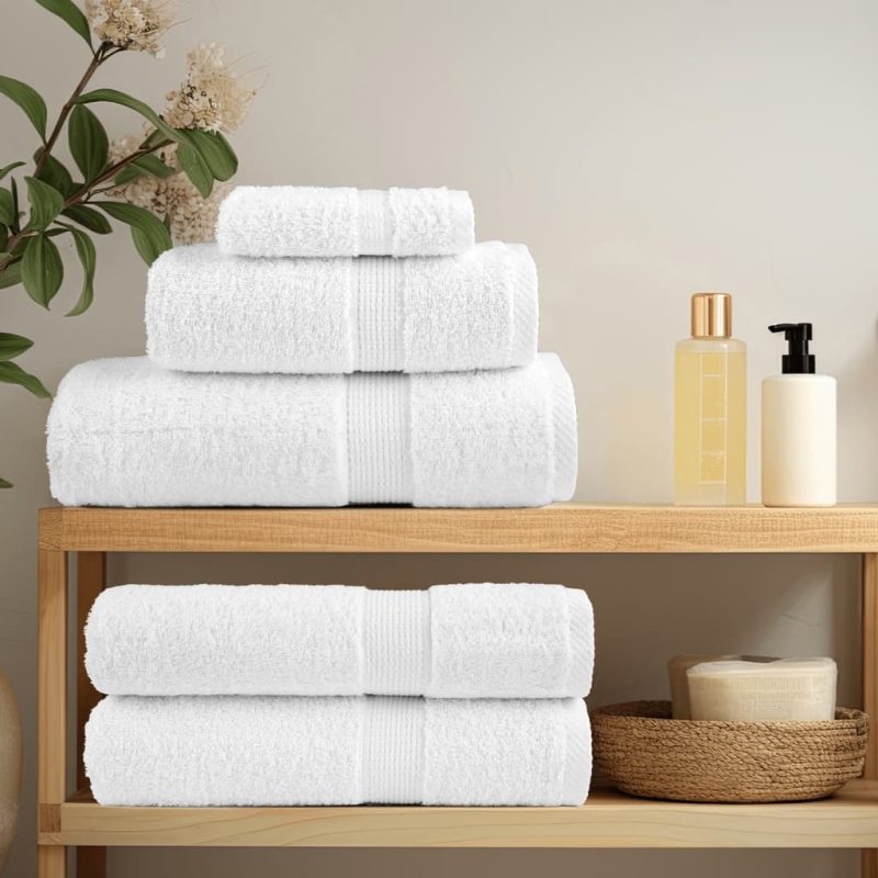 Krpe za pranje 10 kom bijele 30 x 30 cm 600 gsm od 100 % pamuka - Slika 3