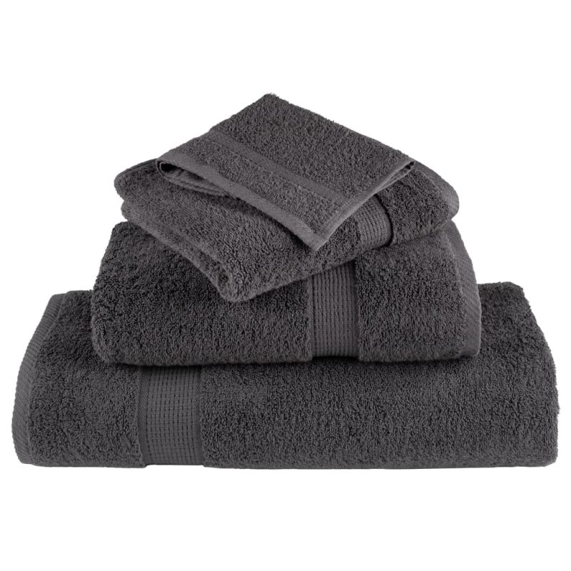 Krpe za pranje 50 kom antracit 30x30 cm 600 gsm od 100 % pamuka - Slika 4