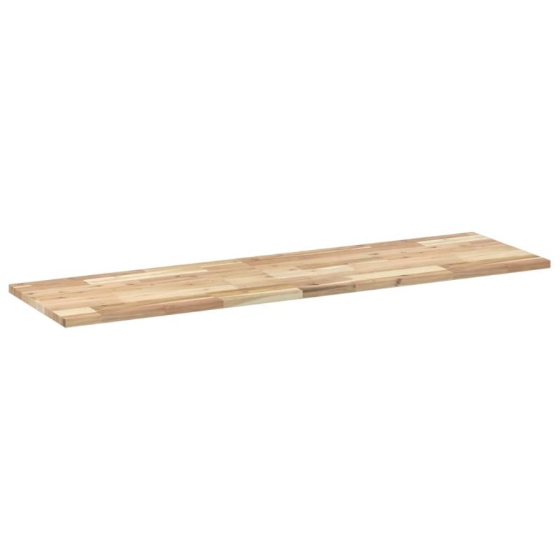 Plutajuća polica 120x40x2 cm masivno neobrađeno drvo bagrema - Slika 3