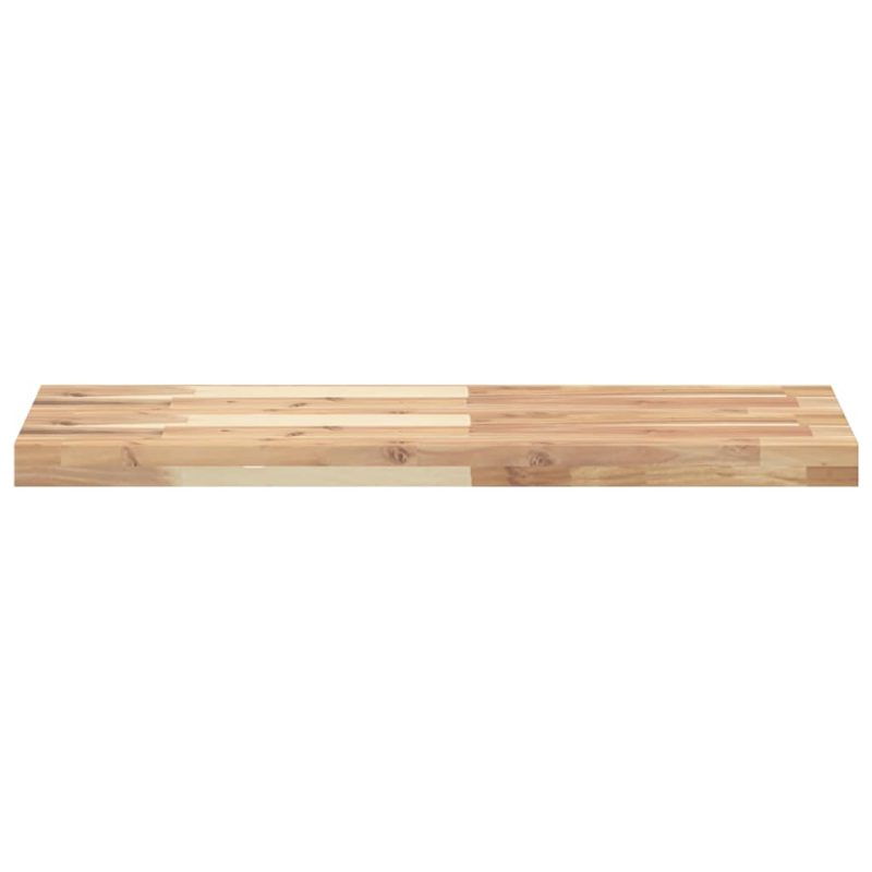Plutajuća polica 80 x 30 x 4 cm masivno neobrađeno drvo bagrema - Slika 4