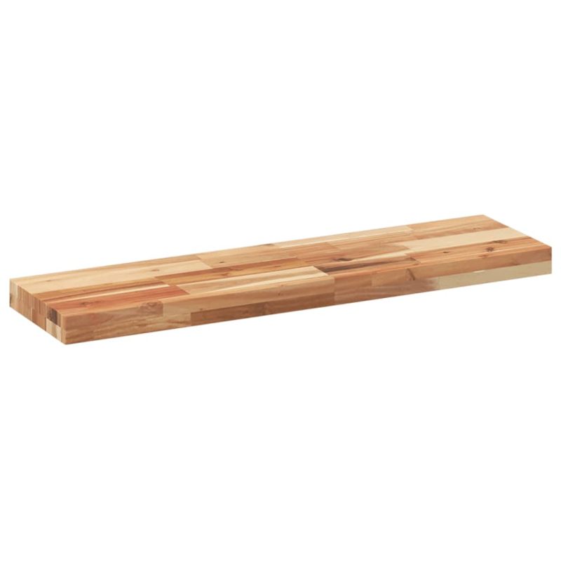 Plutajuća polica s uljnim premazom 100x20x4 cm od drva bagrema - Slika 3