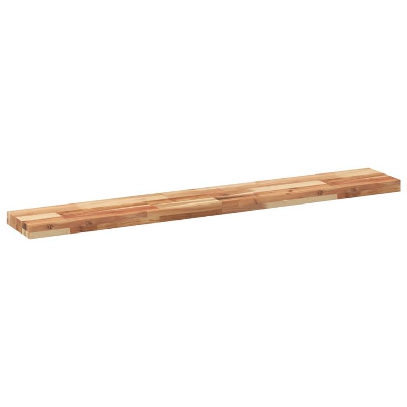 Plutajuća polica s uljnim premazom 160x20x4 cm od drva bagrema - Slika 3