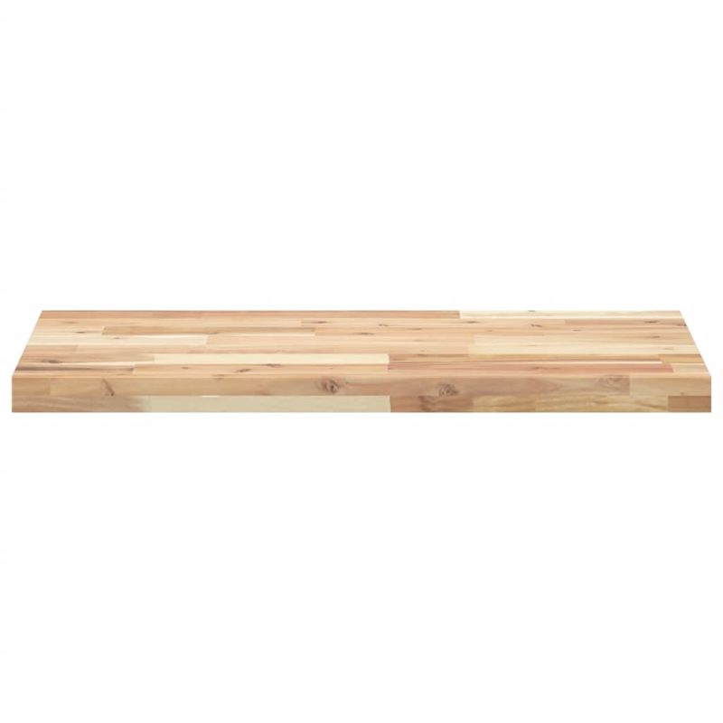 Plutajuće police 2 kom 100x40x4 cm od neobrađenog drva bagrema - Slika 4