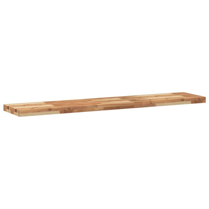 Plutajuće police 3kom s uljnim premazom 120x30x4cm drvo bagrema - Slika 3