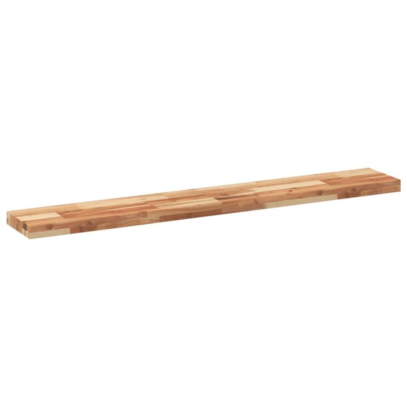 Plutajuće police 3kom s uljnim premazom 160x20x4cm drvo bagrema - Slika 3