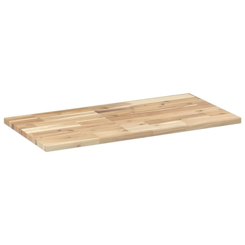 Plutajuće police 4 kom 60x40x2 cm od neobrađenog drva bagrema - Slika 3