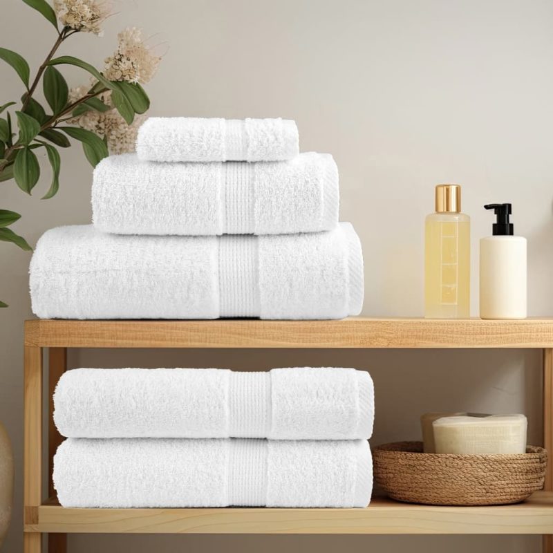 Ručnici za ruke 10 kom bijeli 50 x 100 cm 600 gsm 100 % pamuk - Slika 3