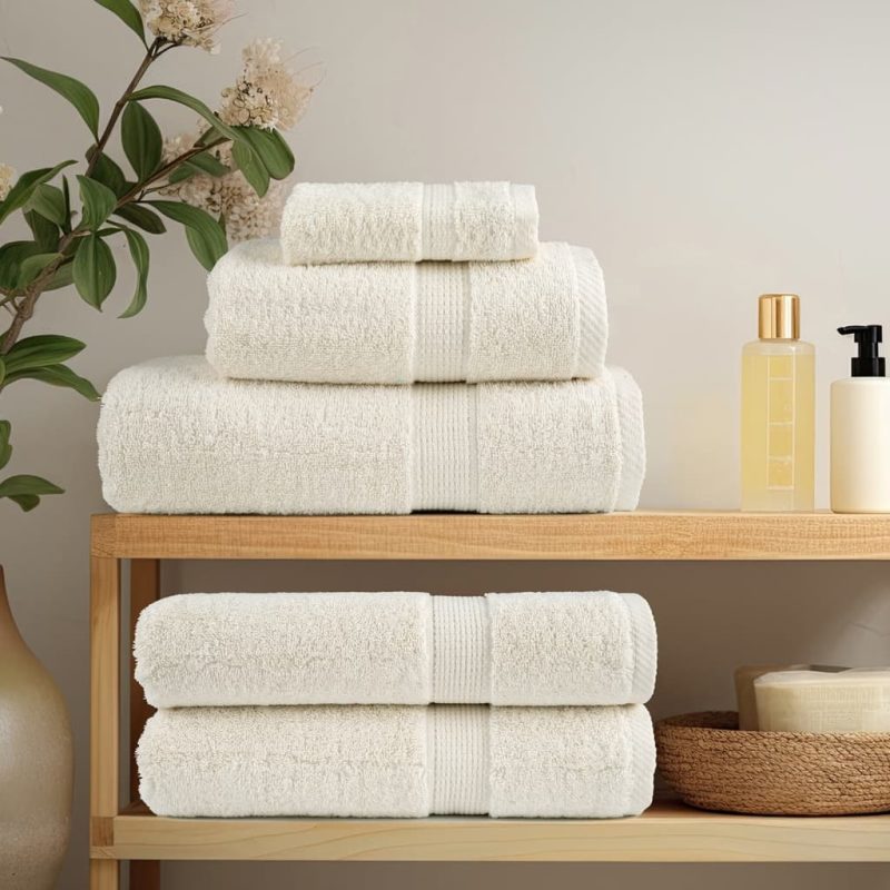 Ručnici za ruke 10 kom krem 50x100 cm 600 gsm 100 % pamuk - Slika 3