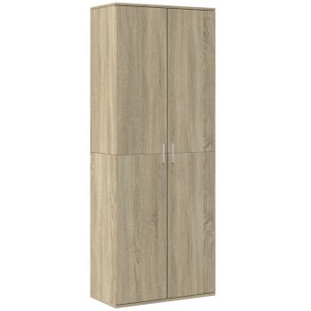 Visoka komoda hrasta sonome 70x35x180 cm od konstruiranog drva