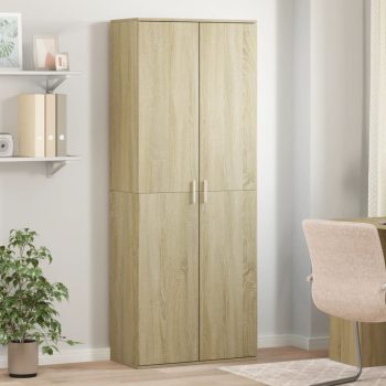 Visoka komoda hrasta sonome 70x35x180 cm od konstruiranog drva