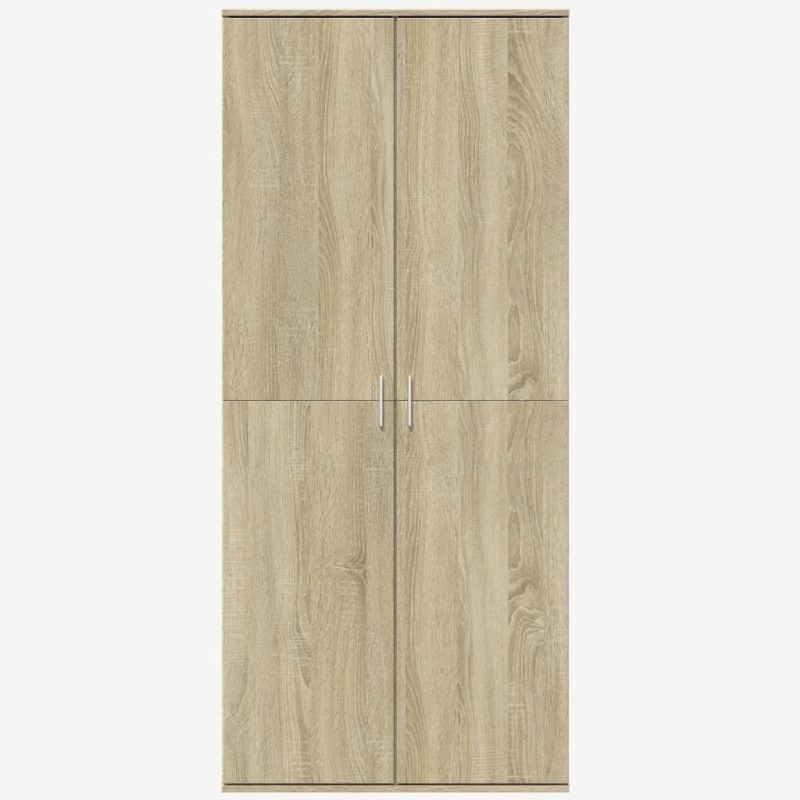 Visoka komoda hrasta sonome 80x35x180 cm od konstruiranog drva - Slika 3