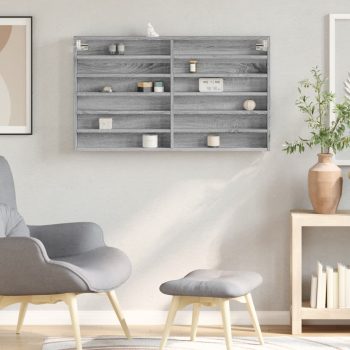 Vitrina boja sivog hrasta sonome 100x8