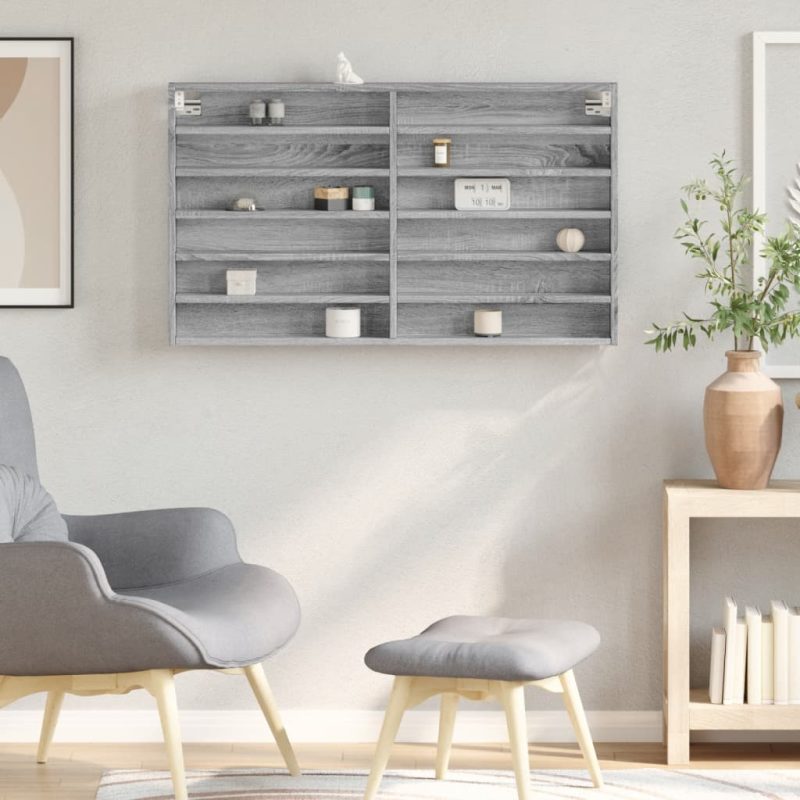 Vitrina boja sivog hrasta sonome 100x8
