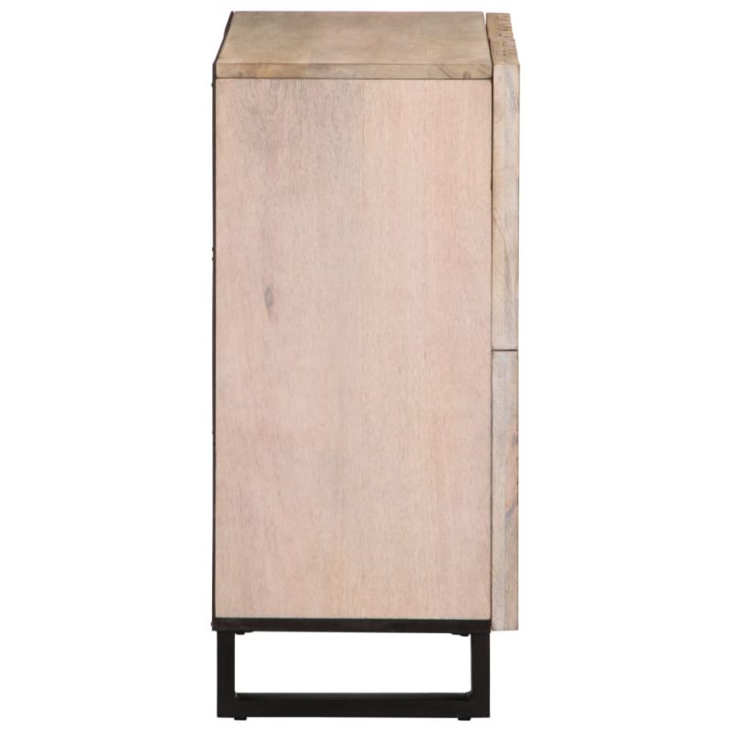 Komoda 60 x 34 x 75 cm od masivnog drva manga - Slika 4