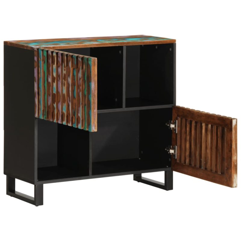 Komoda 80 x 34 x 75 cm od masivnog drva bagrema - Slika 3